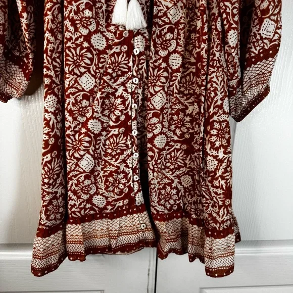 Cleobella Gwen Mini Dress in Anila Block Print